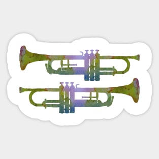 Trumpets Sticker